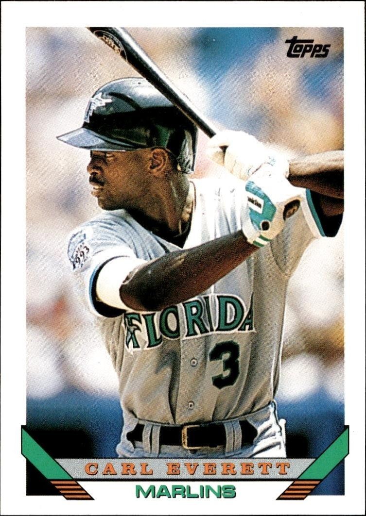 1993 Topps Traded Carl Everett #74T trading card