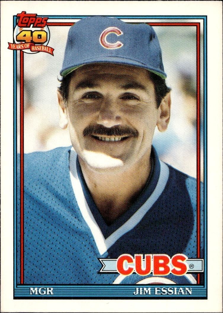 1991 Topps Traded Jim Essian #36T trading card