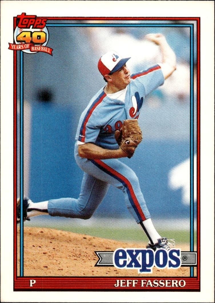 1991 Topps Traded Jeff Fassero #39T trading card