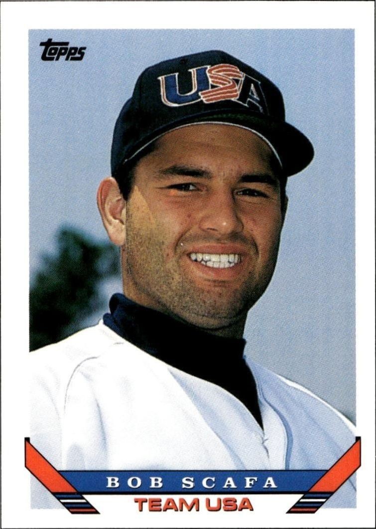 1993 Topps Traded Bob Scafa #120T trading card