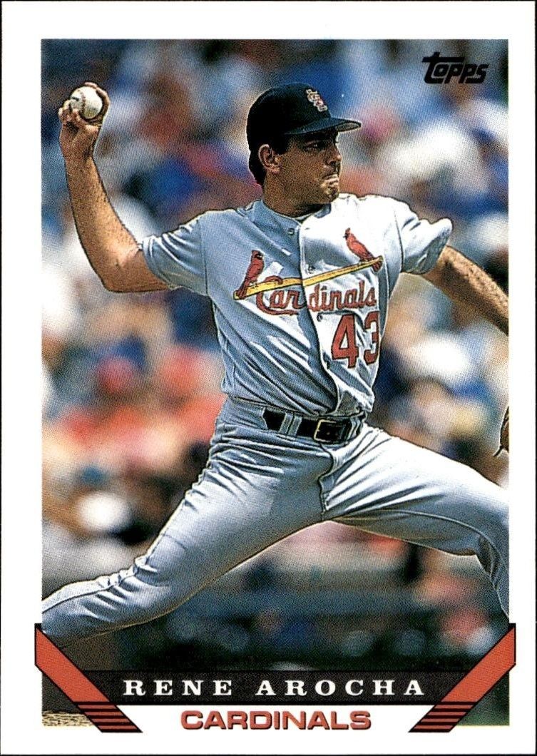 1993 Topps Traded Rene Arocha #77T trading card