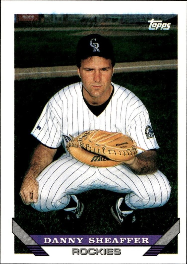 1993 Topps Traded Danny Sheaffer #39T trading card