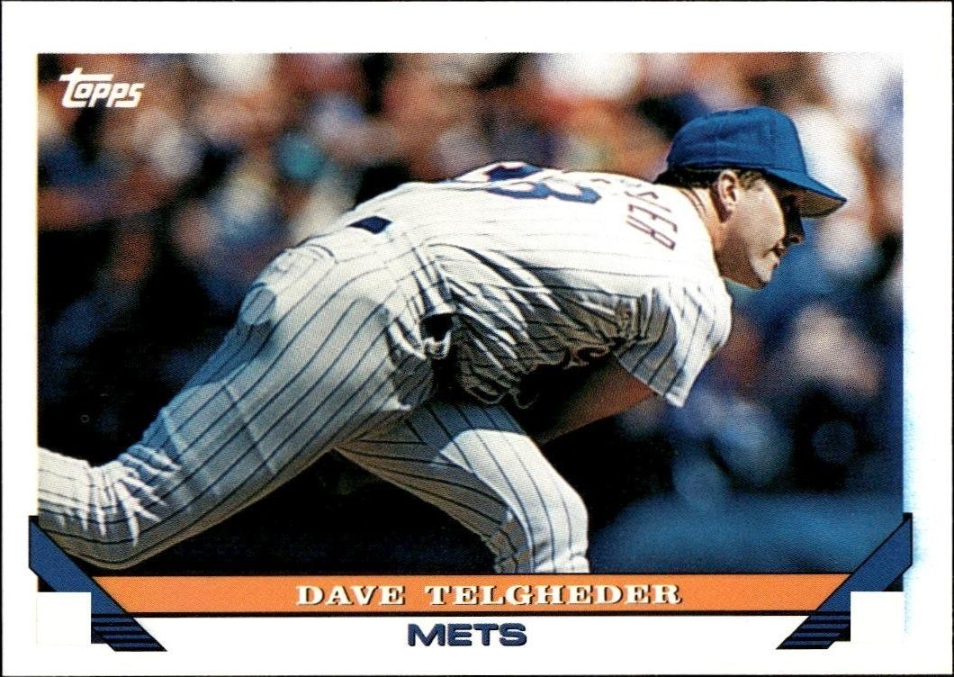 1993 Topps Traded Dave Telgheder #89T trading card