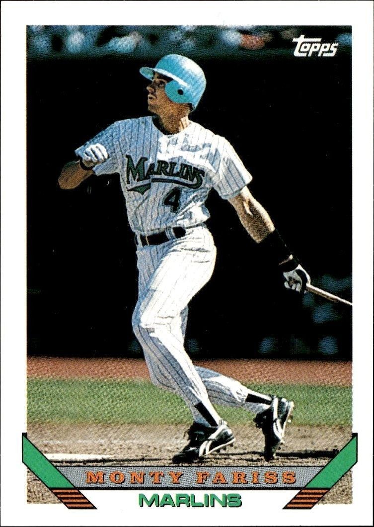 1993 Topps Traded Monty Fariss #111T trading card