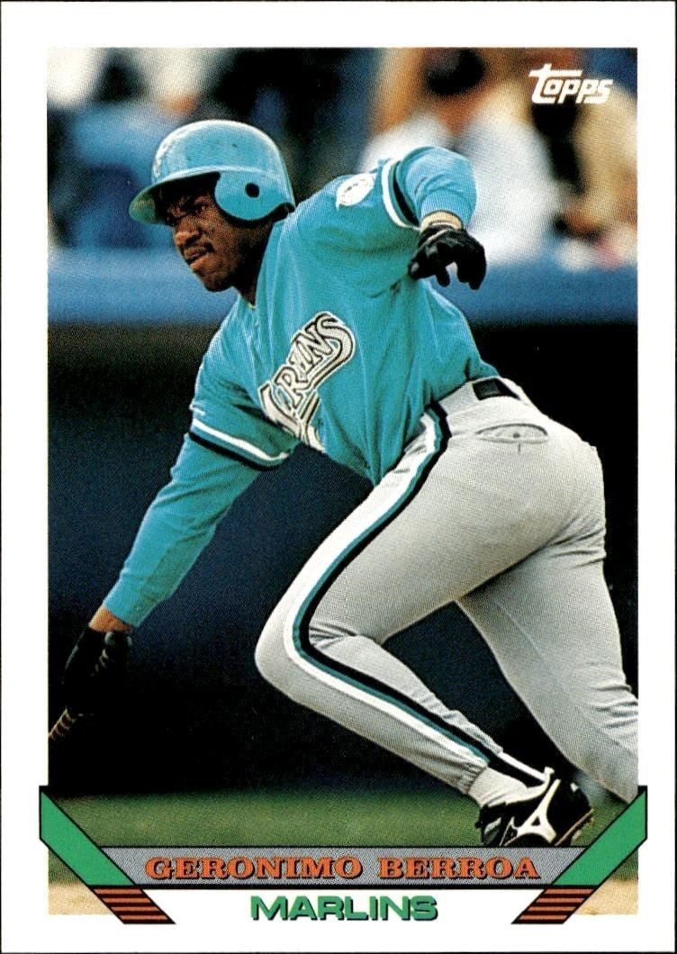 1993 Topps Traded Geronimo Berroa #117T trading card