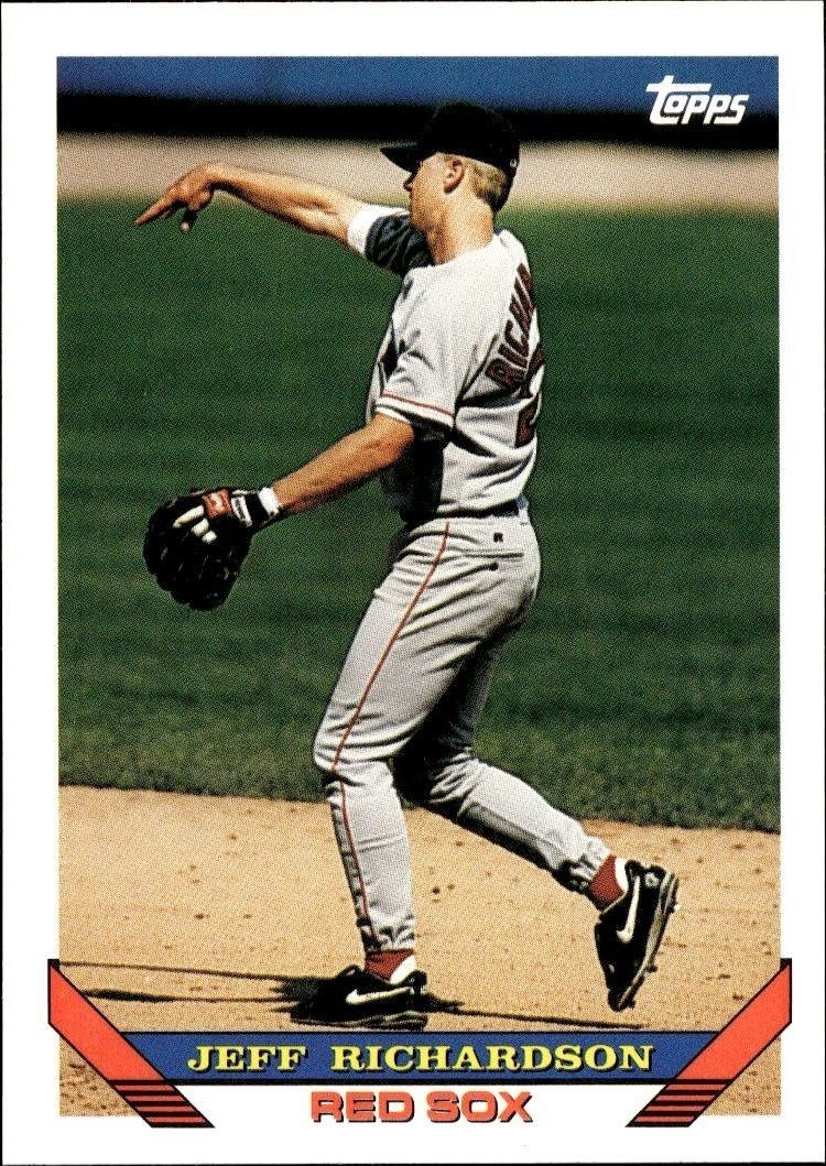 1993 Topps Traded Jeff Richardson #81T trading card