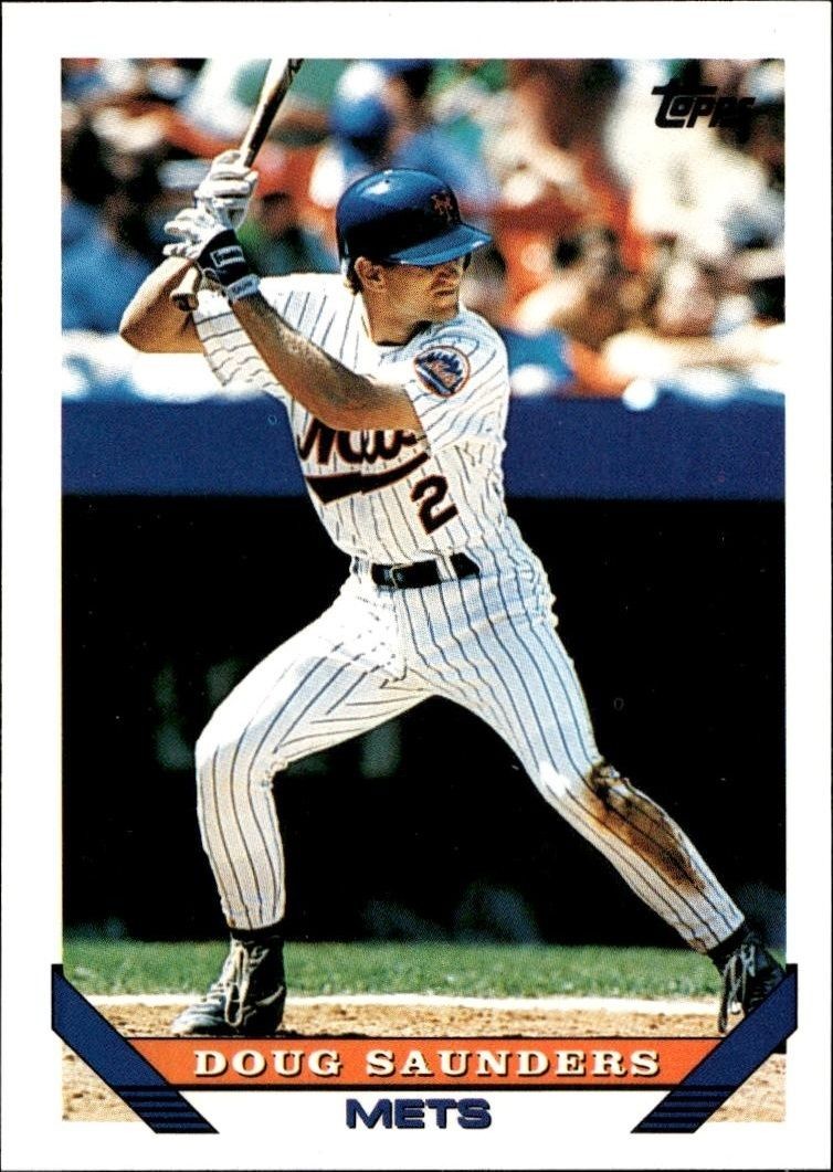 1993 Topps Traded Doug Saunders #43T trading card