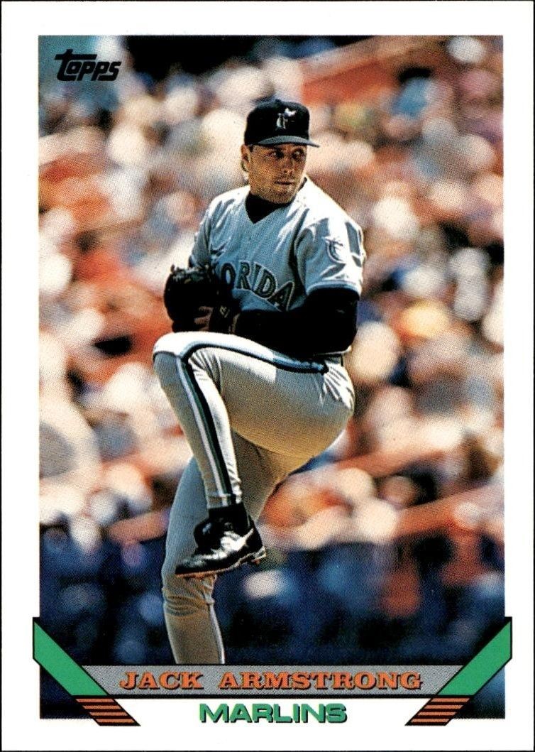 1993 Topps Traded Jack Armstrong #80T trading card