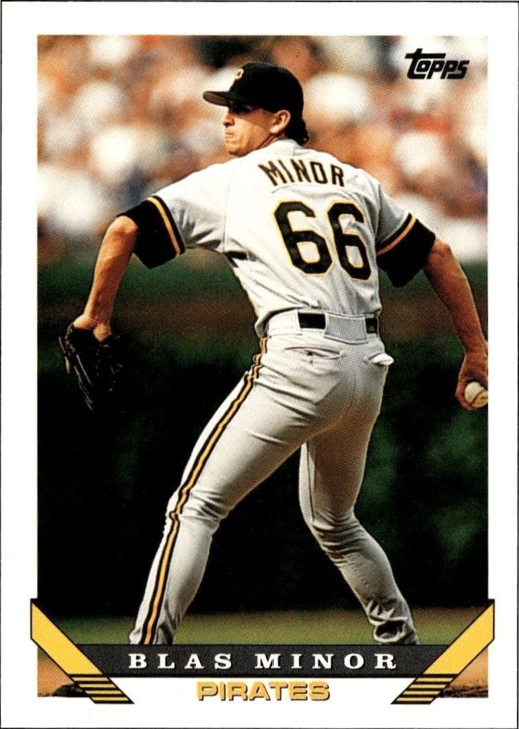 1993 Topps Traded Blas Minor #82T trading card