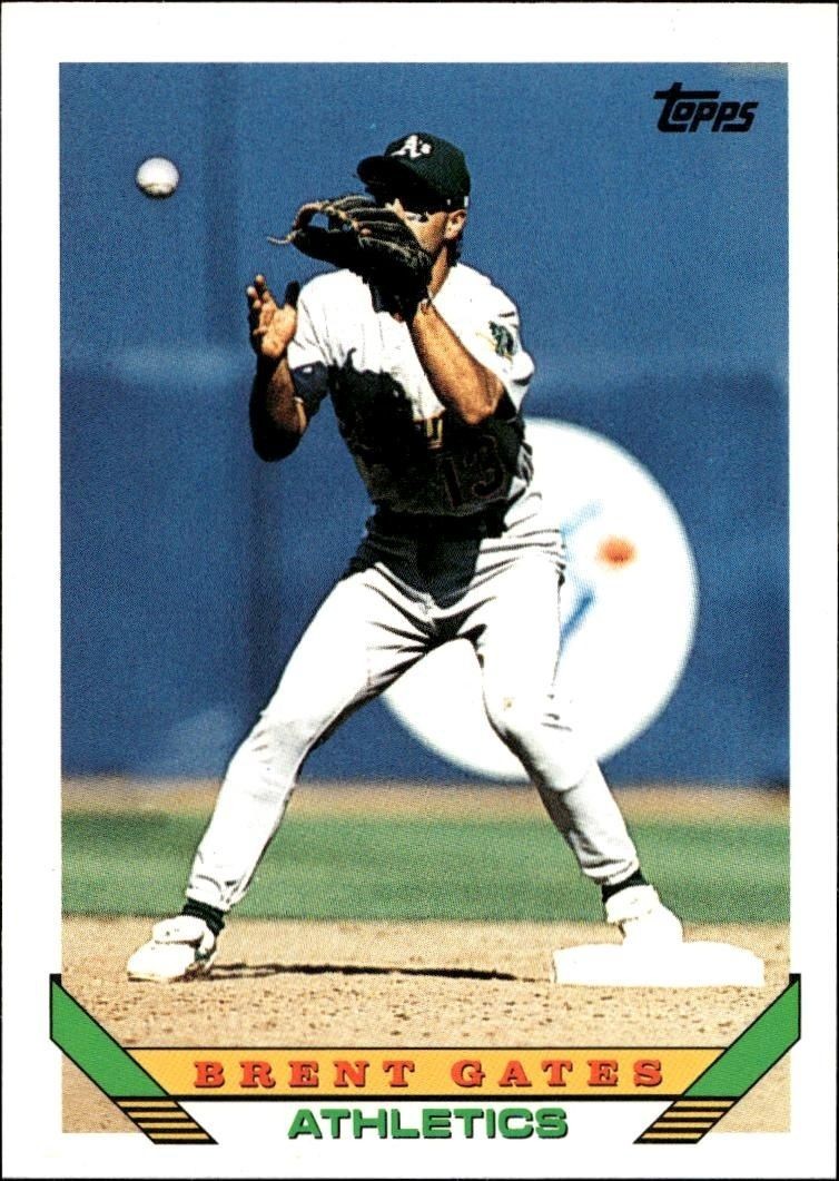1993 Topps Traded Brent Gates #91T trading card
