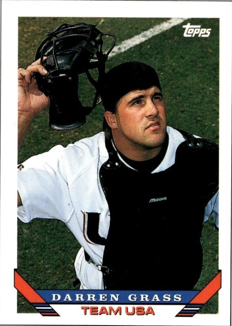 1993 Topps Traded Darren Grass #101T trading card