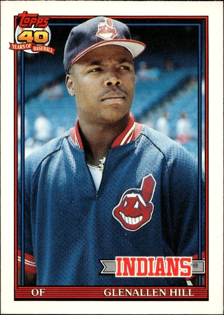 1991 Topps Traded Glenallen Hill #55T trading card