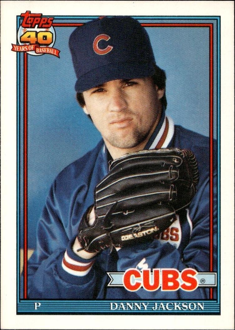 1991 Topps Traded Danny Jackson #59T trading card