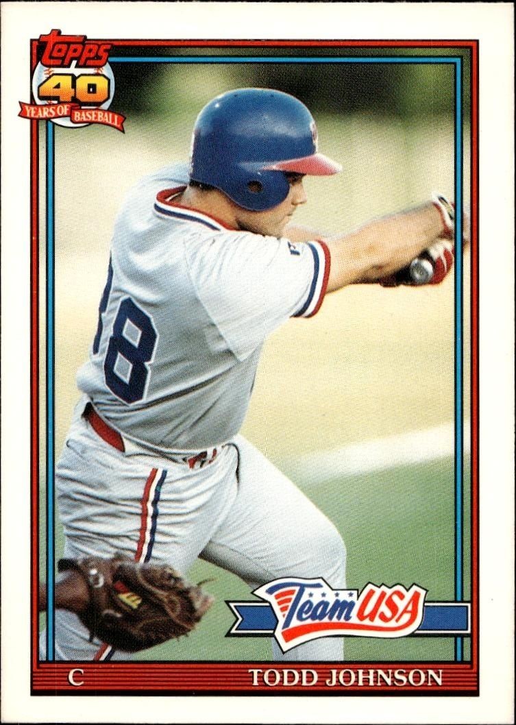 1991 Topps Traded Todd Johnson #63T trading card