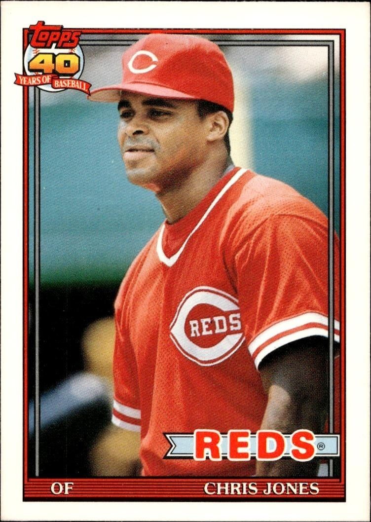 1991 Topps Traded Chris Jones #65T trading card