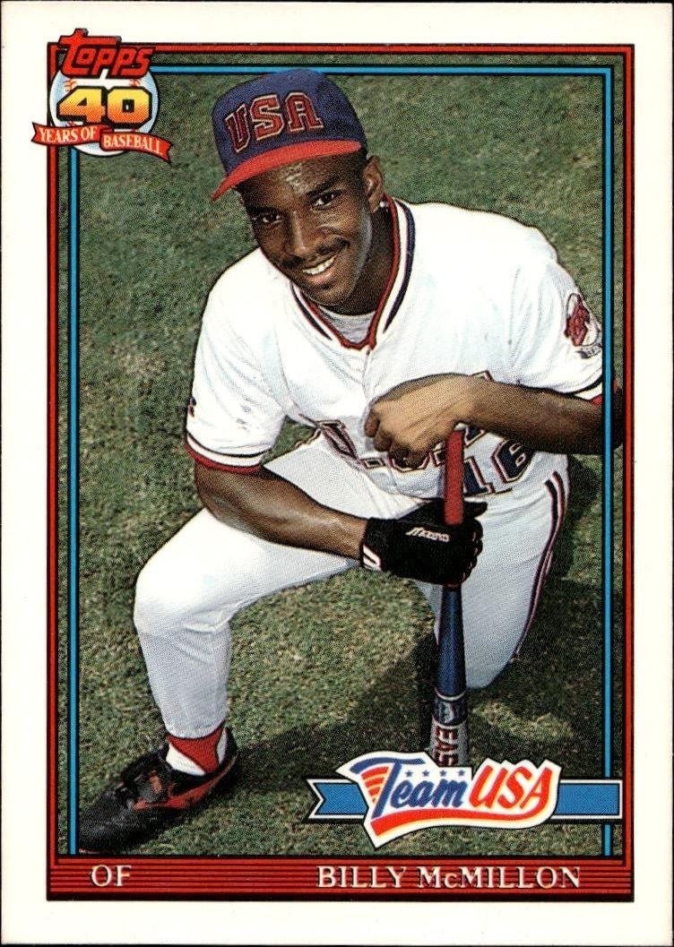 1991 Topps Traded Billy McMillon #78T trading card