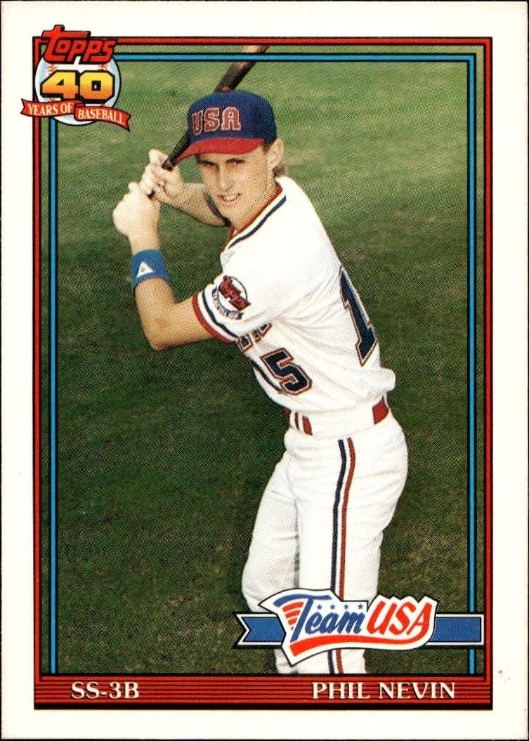1991 Topps Traded Phil Nevin #83T trading card