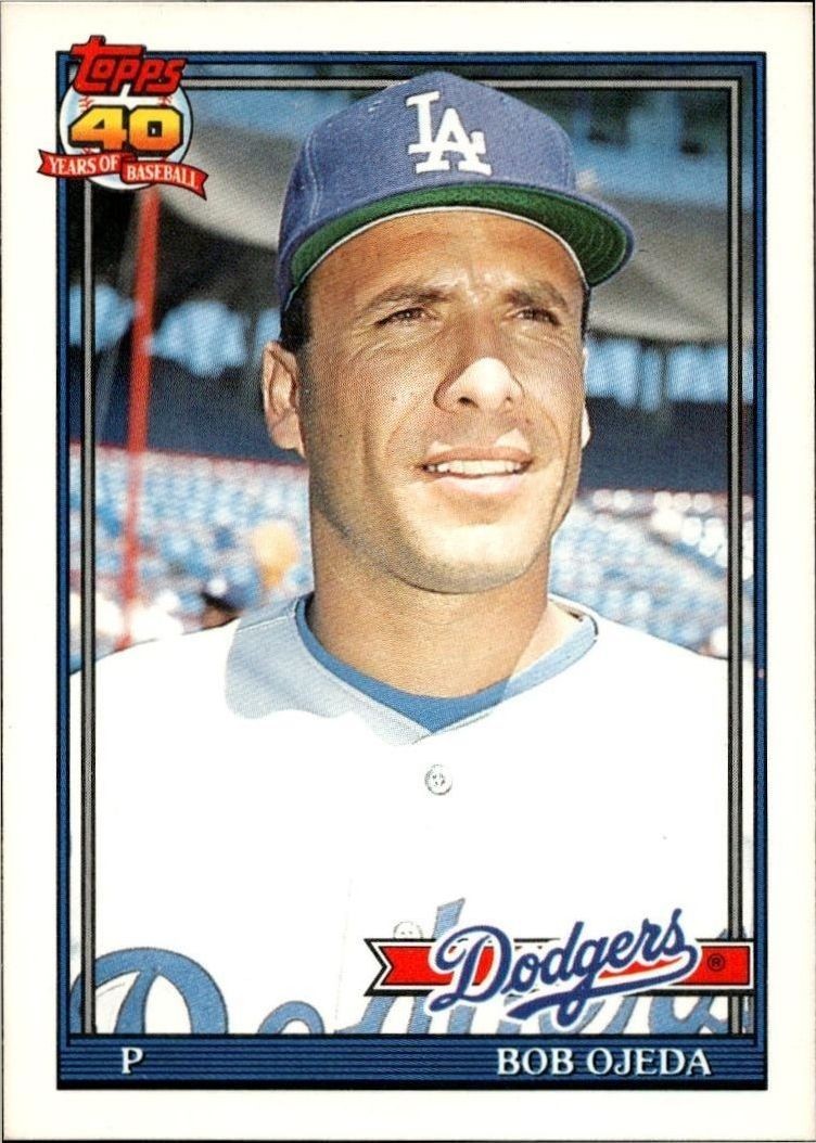 1991 Topps Traded Bob Ojeda #86T trading card