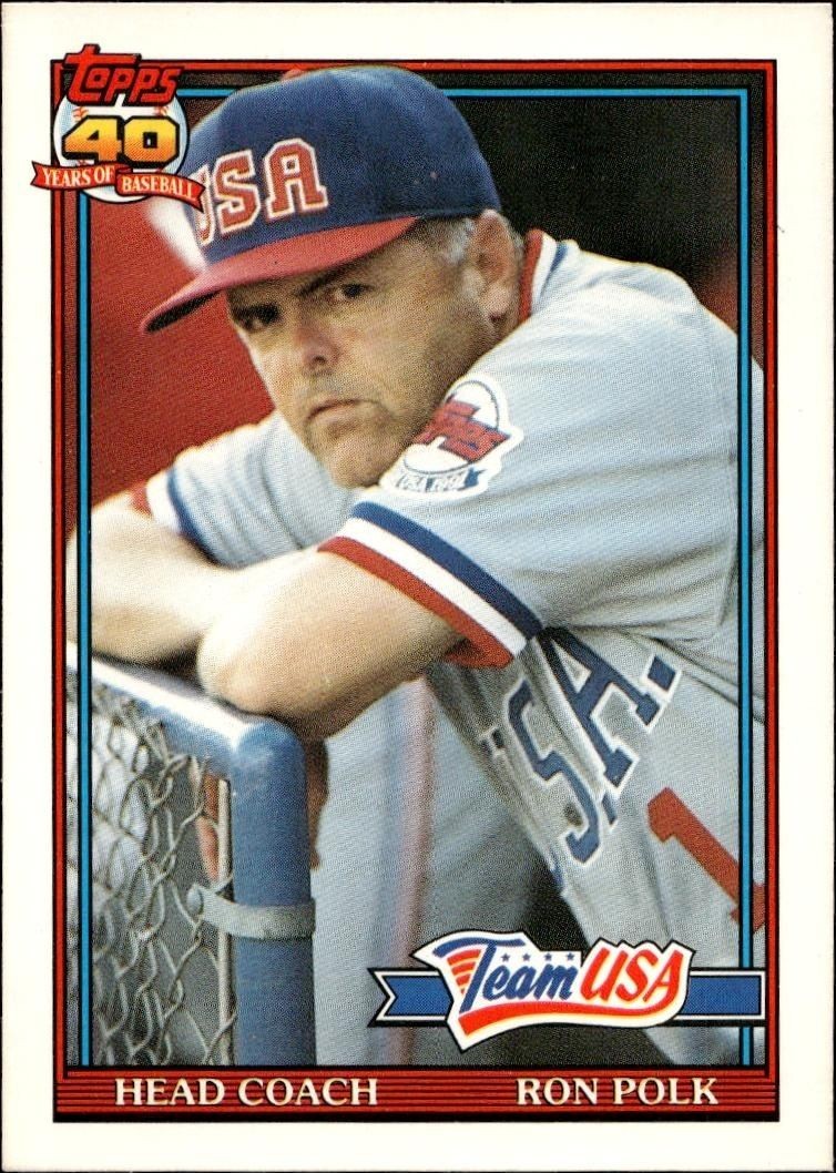 1991 Topps Traded Ron Polk #93T trading card
