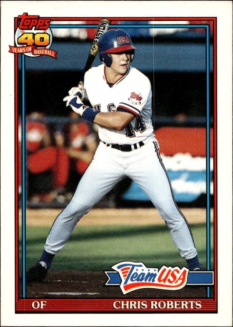 1991 Topps Traded Chris Roberts #98T trading card