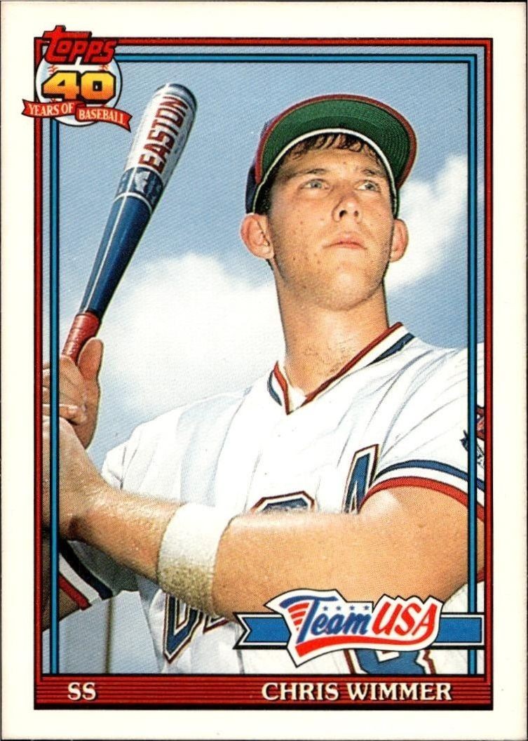 1991 Topps Traded Chris Wimmer #130T trading card