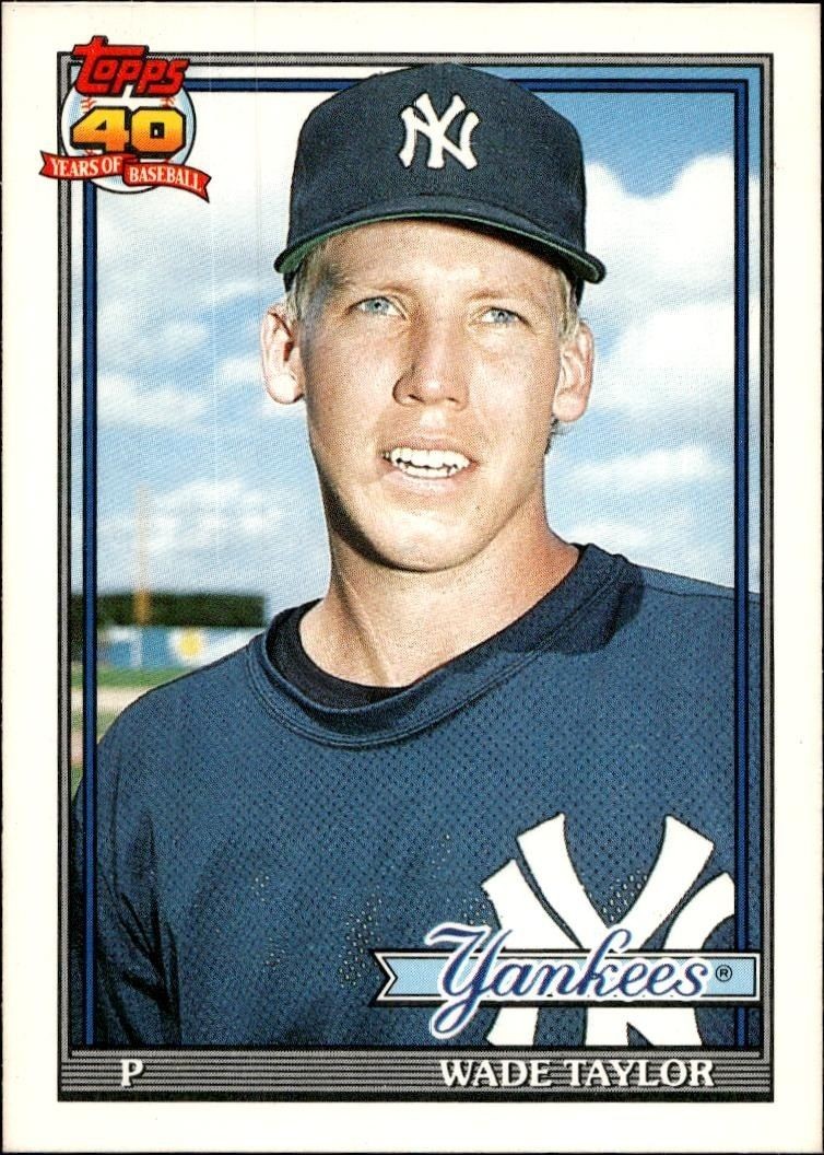 1991 Topps Traded Wade Taylor #117T trading card