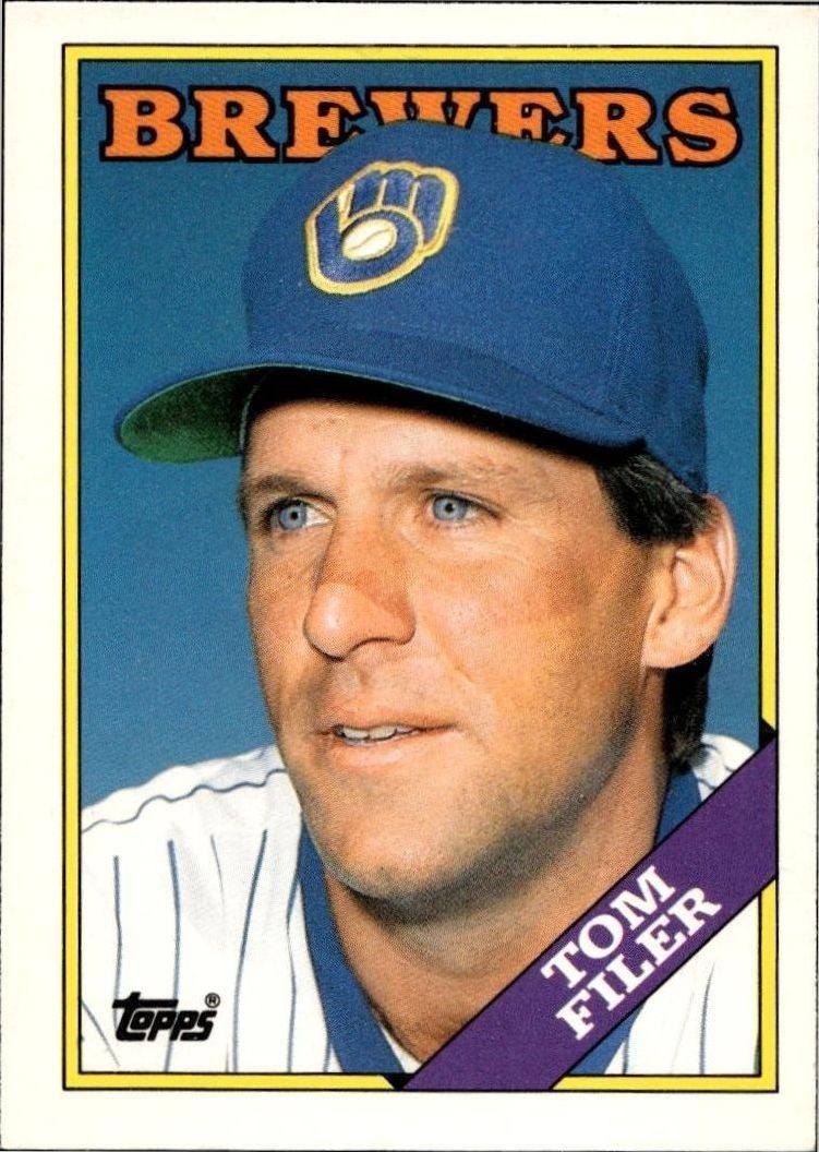 1988 Topps Traded Tom Filer #37T trading card
