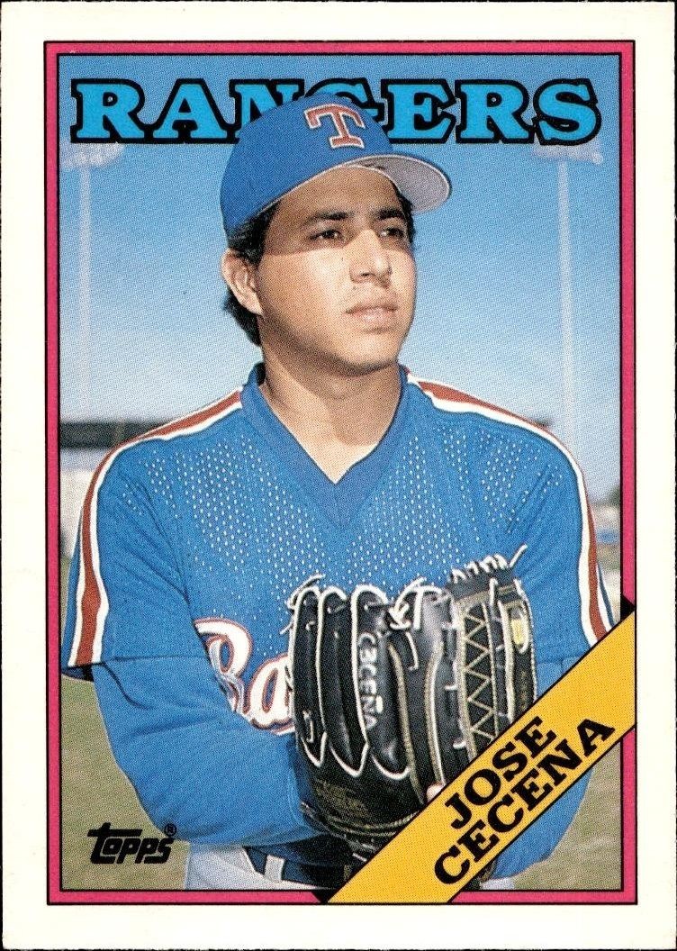 1988 Topps Traded Jose Cecena #26T trading card