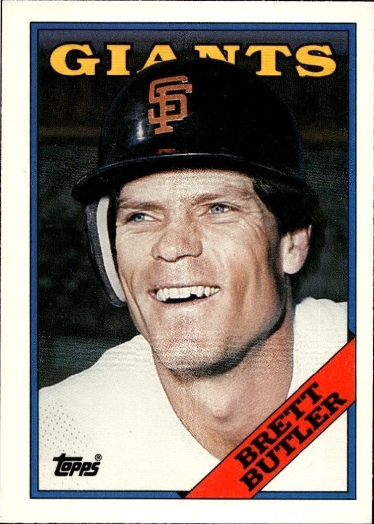 1988 Topps Traded Brett Butler #22T trading card