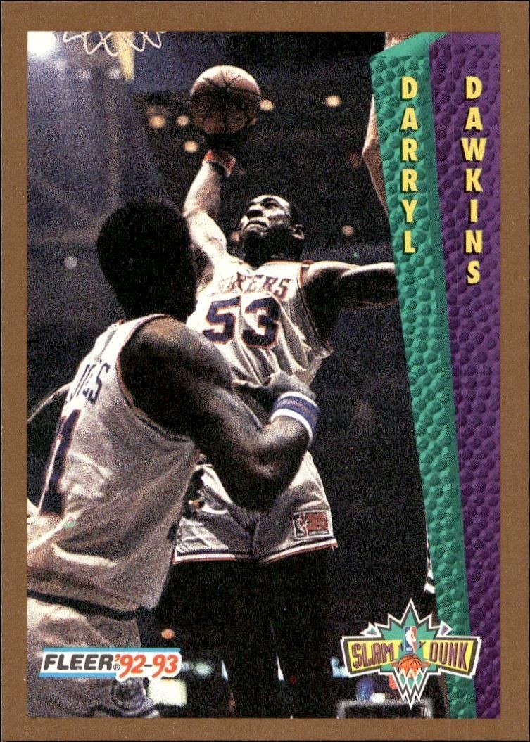 1992-93 Fleer Darryl Dawkins #300 trading card