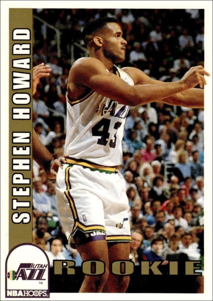 1992-93 Skybox NBA Hoops Series 2 Stephen Howard #473 trading card
