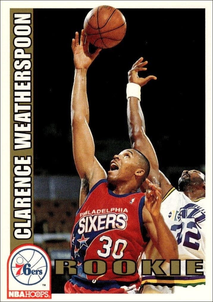 1992-93 Skybox NBA Hoops Series 2 Clarence Weatherspoon #449 trading card
