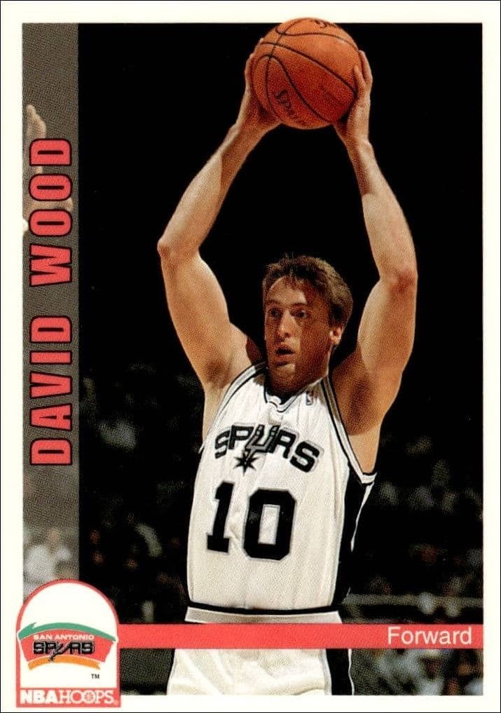 1992-93 SkyBox NBA Hoops Series 2 David Wood #469 trading card