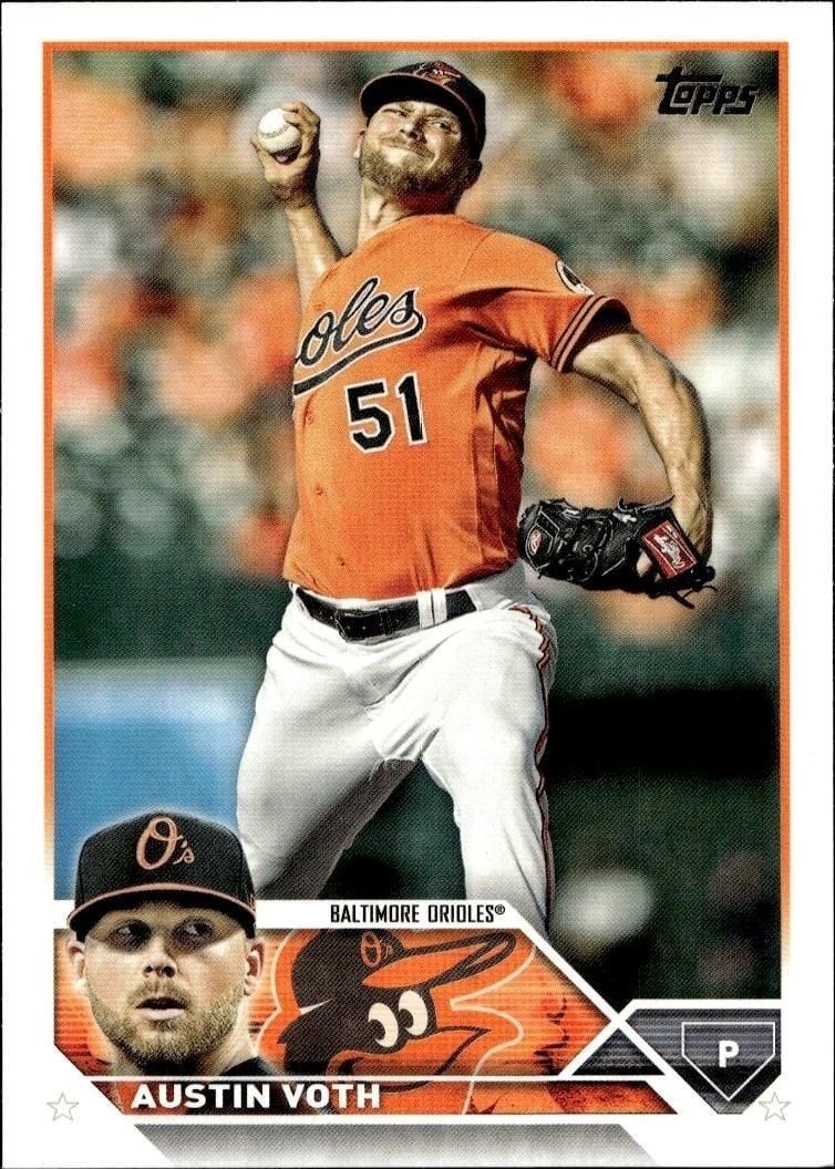 2023 Topps Series 2 Austin Voth #647 baseball trading card front