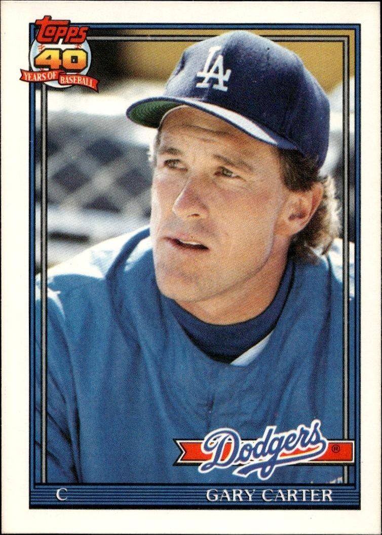 1991 Topps Traded Gary Carter #19T trading card