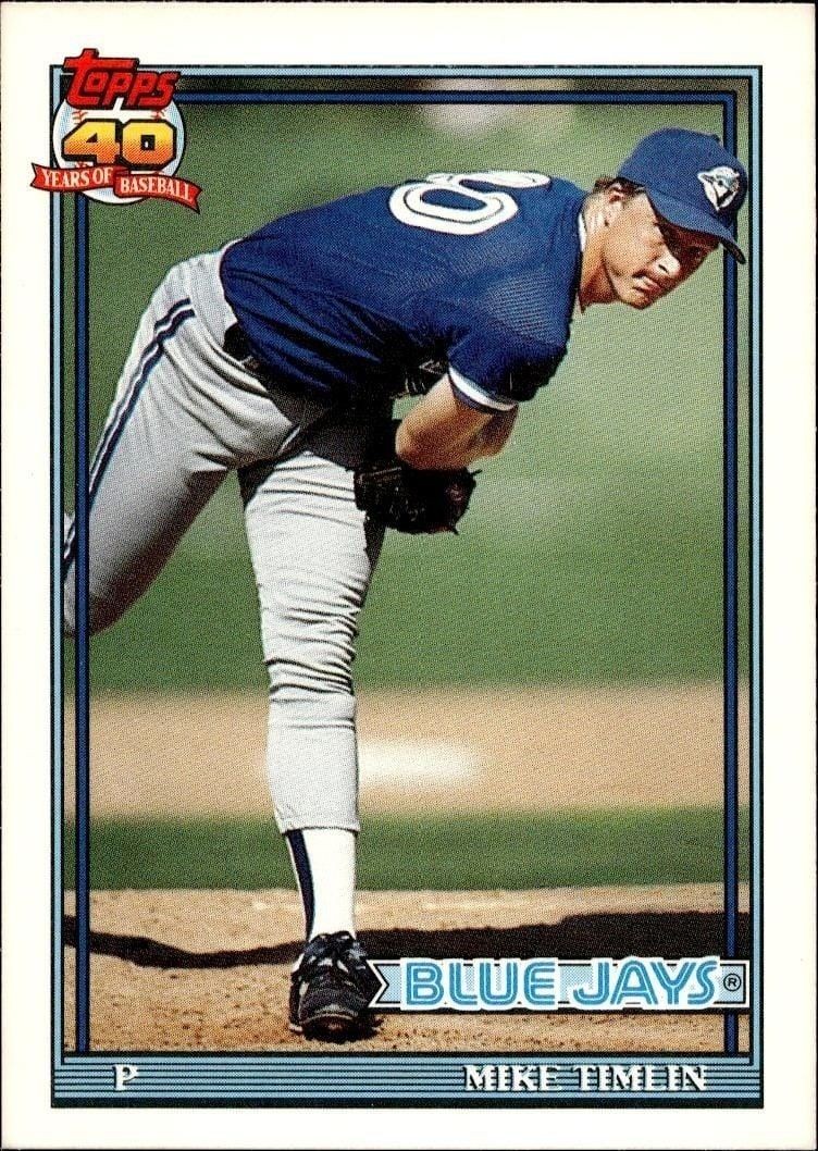 1991 Topps Traded Mike Timlin #121T trading card