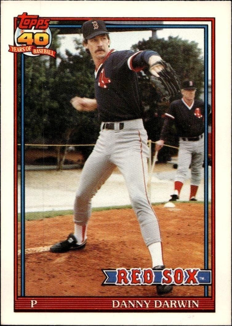 1991 Topps Traded Danny Darwin #26T trading card