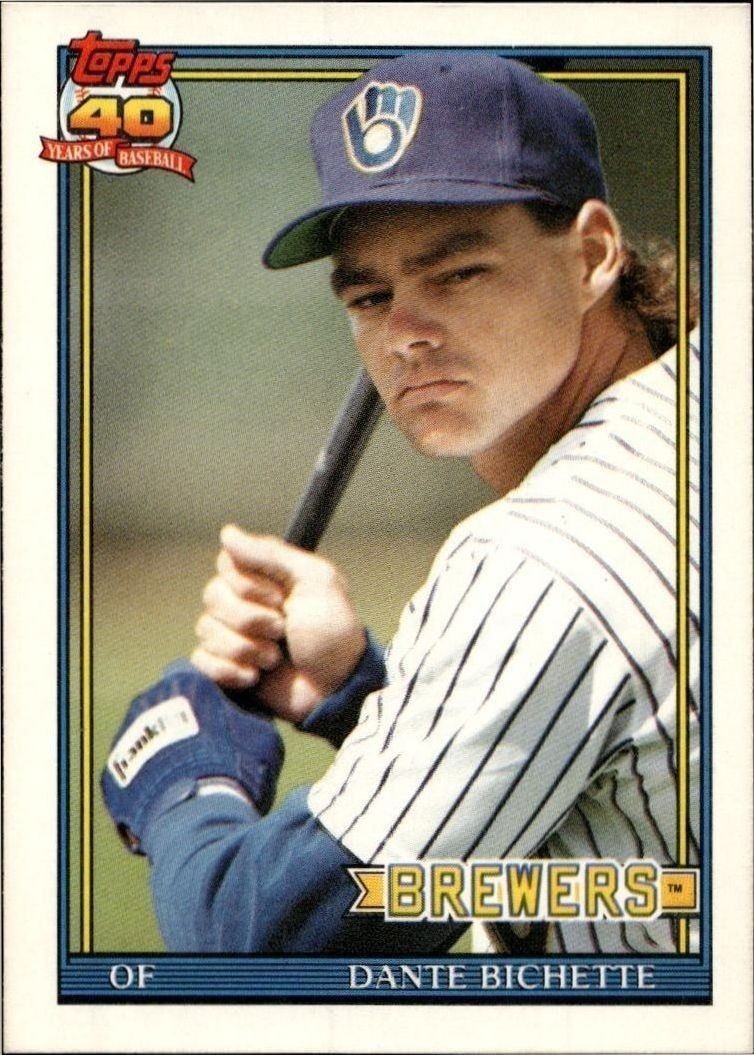 1991 Topps Traded Dante Bichette #10T trading card
