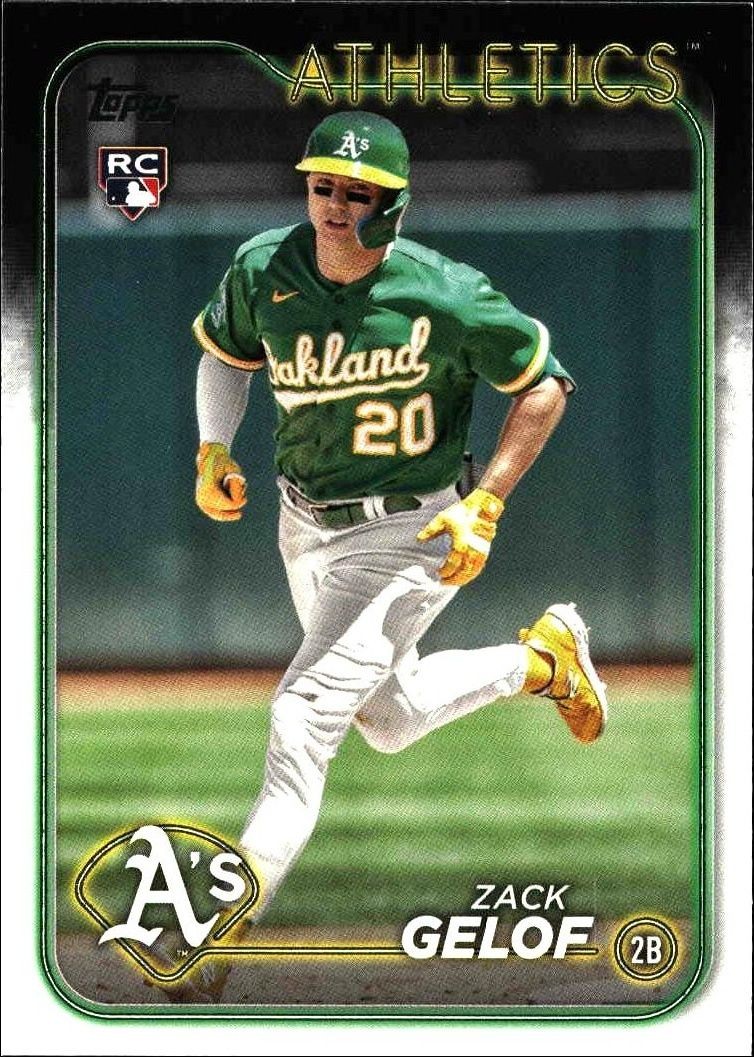 2024 Topps Series 1 Zack Gelof #166 trading card