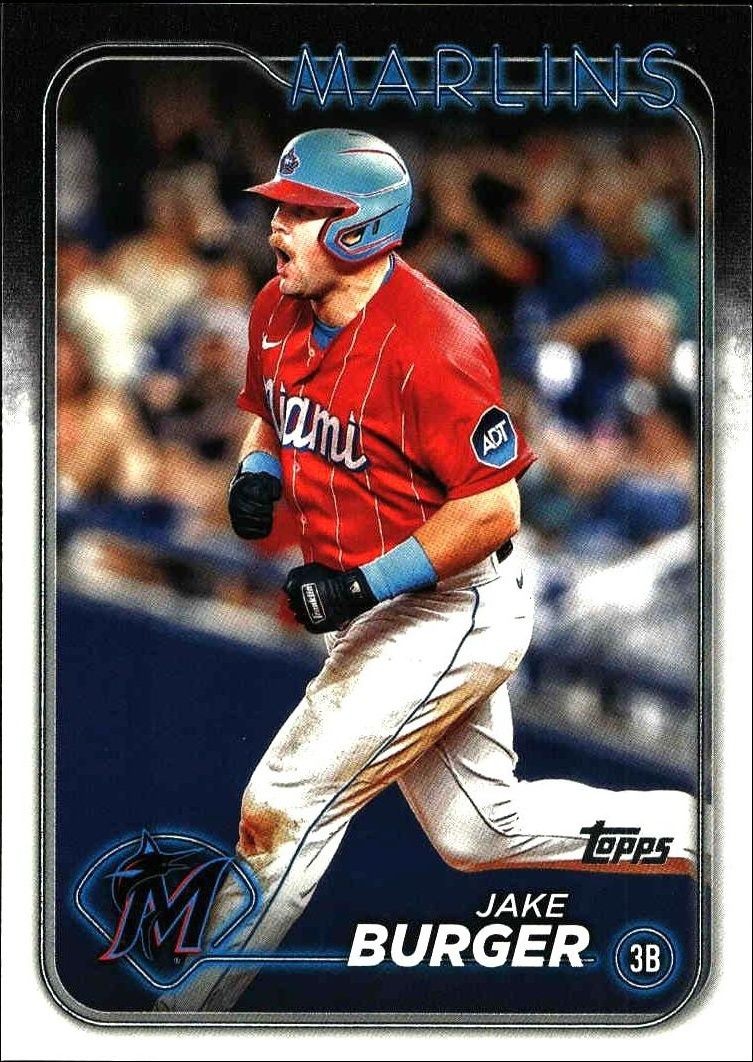 2024 Topps Series 1 Jake Burger #125 trading card