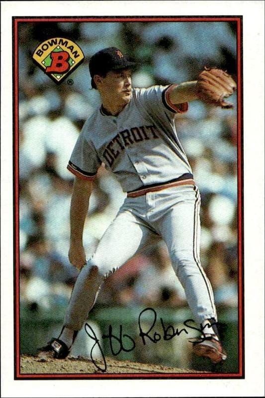 1989 Bowman Jeff Robinson #97 trading card