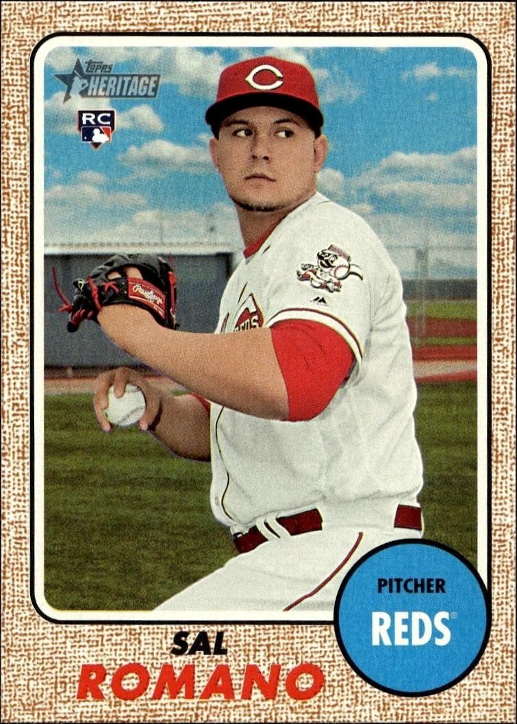 2017 Topps Heritage High Number Sal Romano #622 trading card