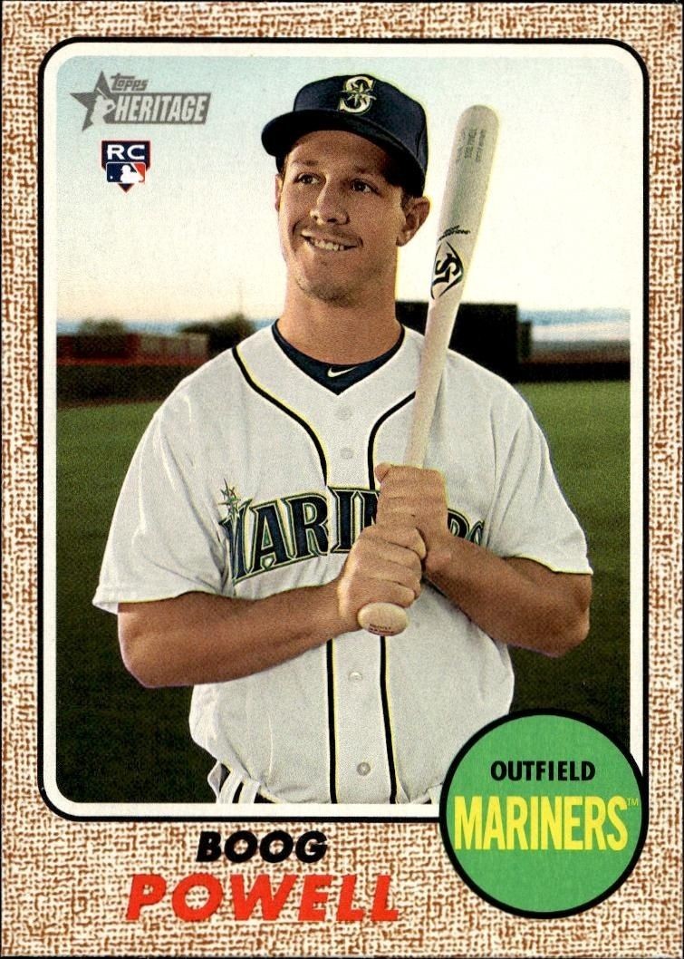 2017 Topps Heritage High Number Boog Powell #610 trading card