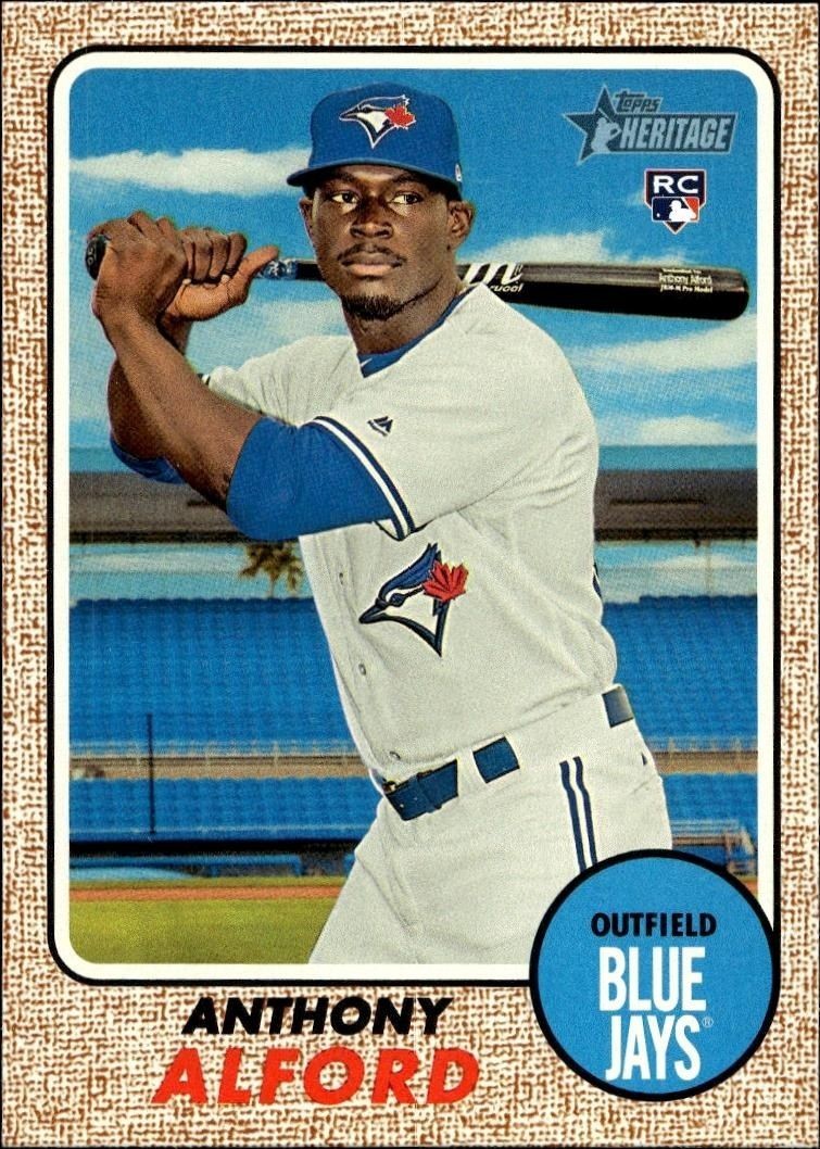 2017 Topps Heritage High Number Anthony Alford #690 trading card
