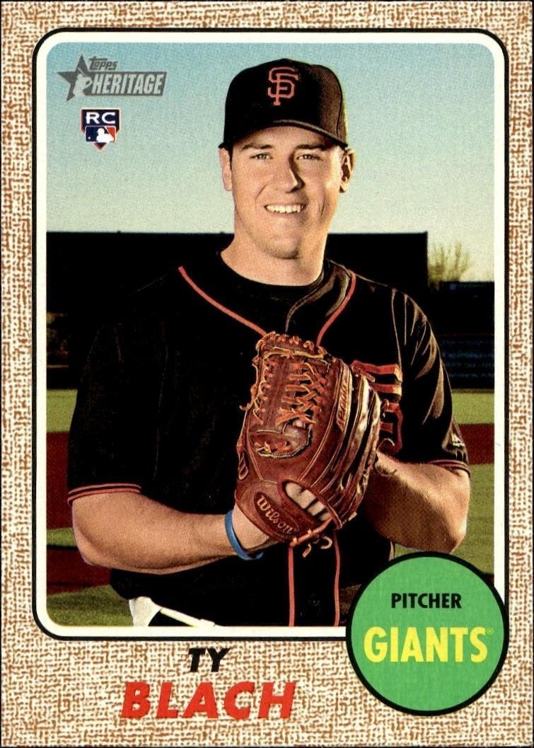 2017 Topps Heritage High Number Ty Blach #659 trading card