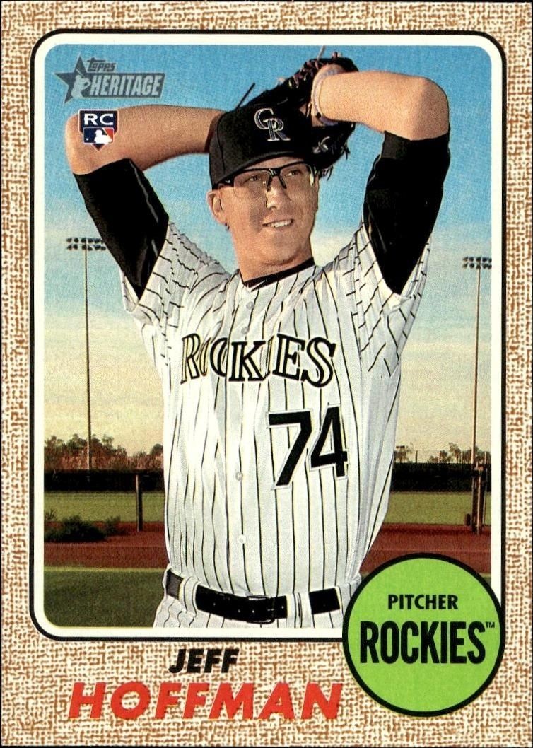2017 Topps Heritage High Number Jeff Hoffman #651 trading card