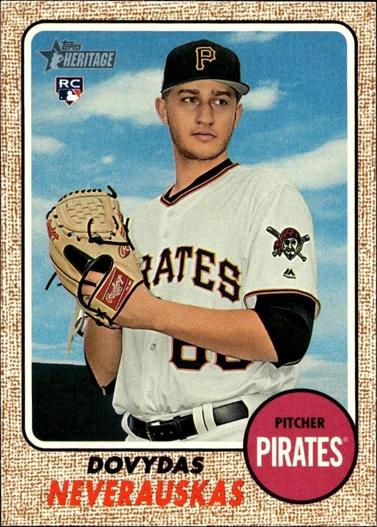 2017 Topps Heritage High Number Dovydas Neverauskas #603 trading card