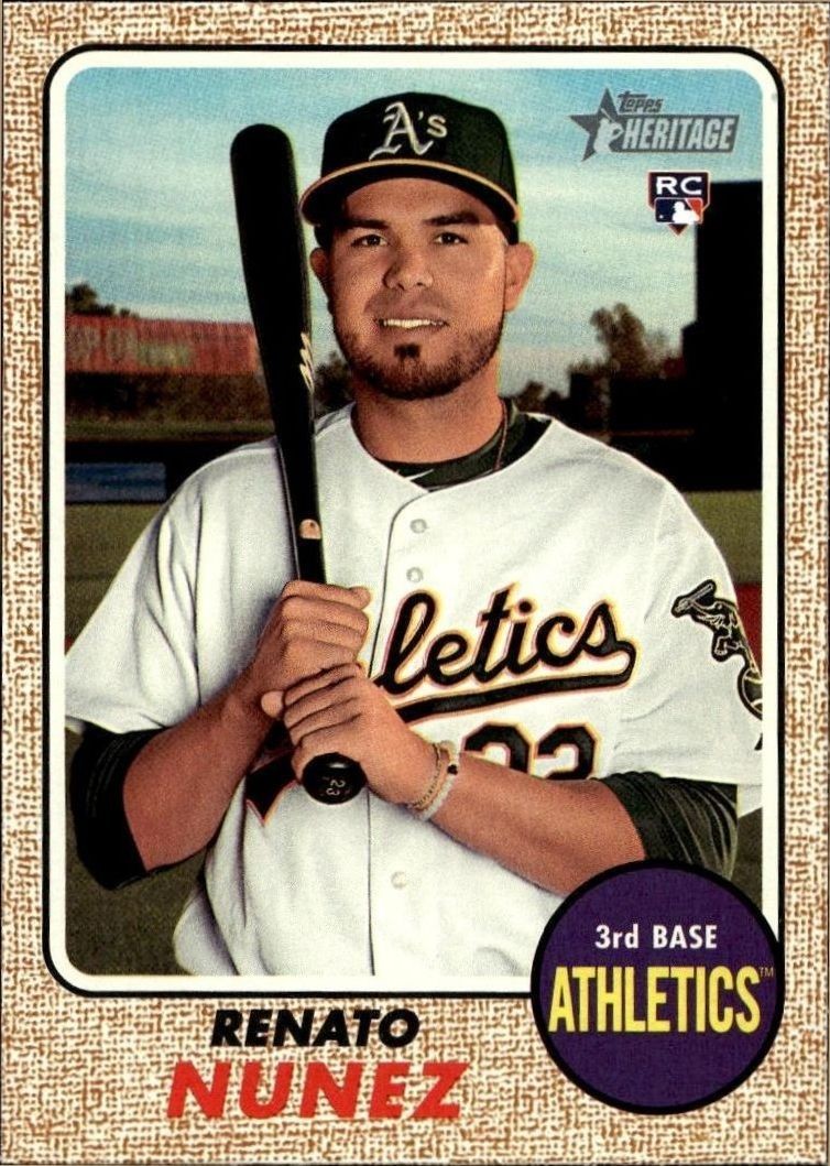 2017 Topps Heritage High Number Renato Nunez #599 trading card