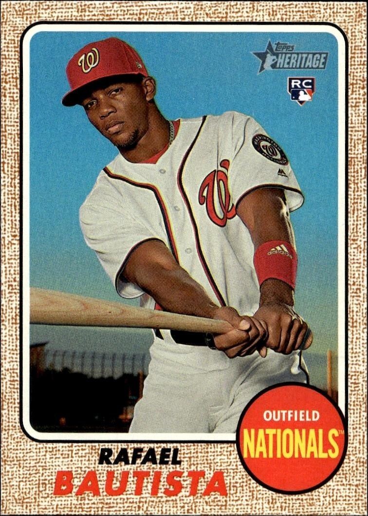2017 Topps Heritage High Number Rafael Bautista #583 trading card