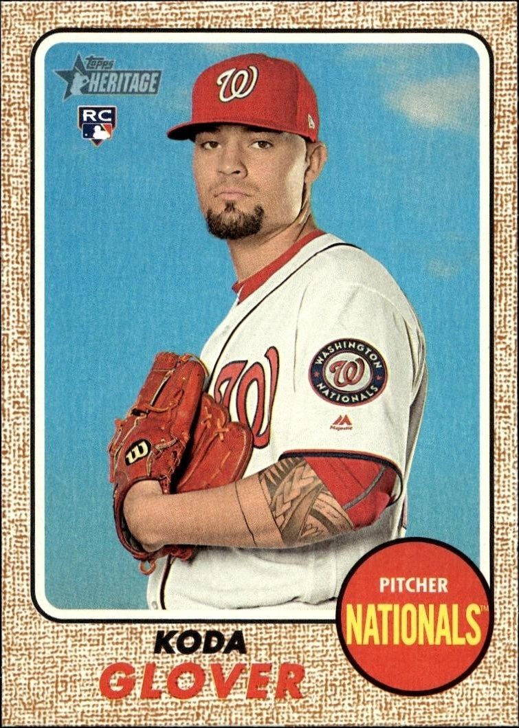 2017 Topps Heritage High Number Koda Glover #568 trading card